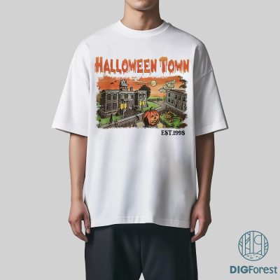 Halloweentown University PNG, Halloween Town Digital Print, Sublimation Design