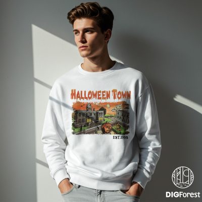 Halloweentown University PNG, Halloween Town Digital Print, Sublimation Design