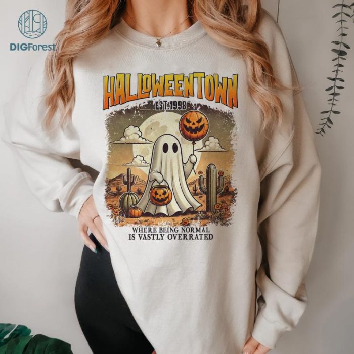 Halloweentown 1998 Shirt, Retro Halloween Pumpkin Shirt, Halloween 1989 Shirt, Halloween Spooky Season Shirt, Fall Shirt, Sublimation Design Png