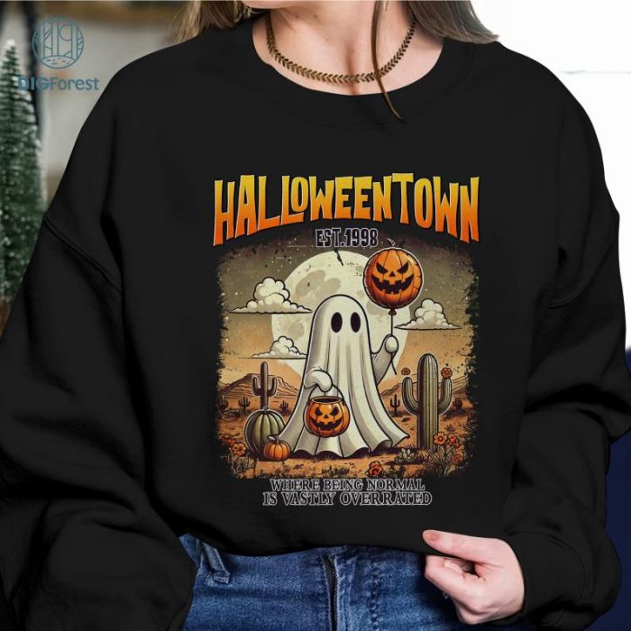 Halloweentown 1998 Shirt, Retro Halloween Pumpkin Shirt, Halloween 1989 Shirt, Halloween Spooky Season Shirt, Fall Shirt, Sublimation Design Png