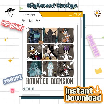 The Haunted Mansion PNG, Vintage Mickey Not-So-Scary Shirt, Tower of Terror, Mickey Halloween 2025 Design