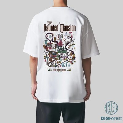 Haunted Mansion Halloween PNG, Not-So-Scary Party Sublimation, Disneyland Trip PNG, Halloween Costume Design