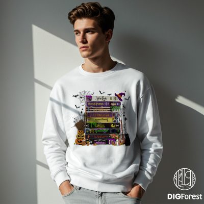 Witch Halloween VHS Shirt PNG, 90s Style Halloween Movies Design, Vintage VHS Tapes Gift Shirt