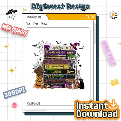 Witch Halloween VHS Shirt PNG, 90s Style Halloween Movies Design, Vintage VHS Tapes Gift Shirt