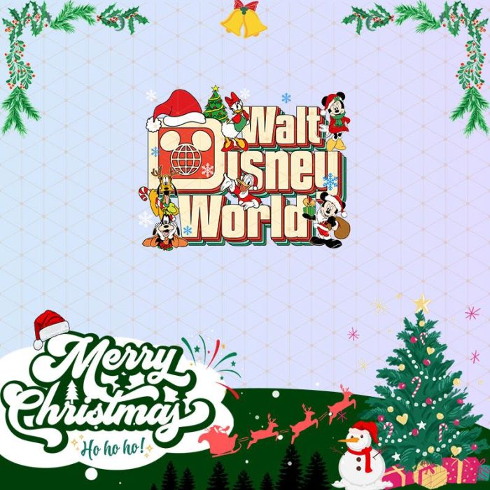 Walt Disneyworld Christmas Png, Disney Mickey and Friends Christmas Png, Disneyland Christmas Shirt, Mickey's Very Merry Christmas Party 2024