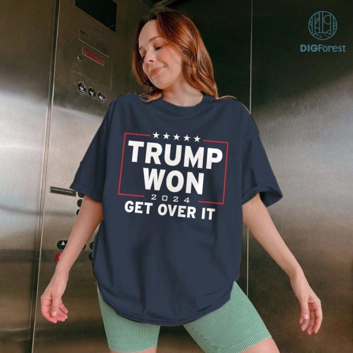 Trump Won Again Election Shirt | 2024 Trump Victory T-Shirt | Republican Donald Trump Tee