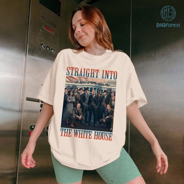 Trump Straight Into The White House Shirt | 47th President Trump 2024 Tee | Republican Victory Shirt