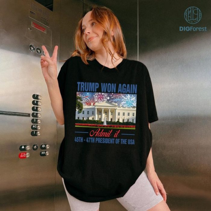 Donald Trump Inauguration Day Shirt | 47th President 2025 | Trump Won Again Tee | January 20th 2025