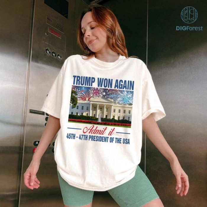 Donald Trump Inauguration Day Shirt | 47th President 2025 | Trump Won Again Tee | January 20th 2025