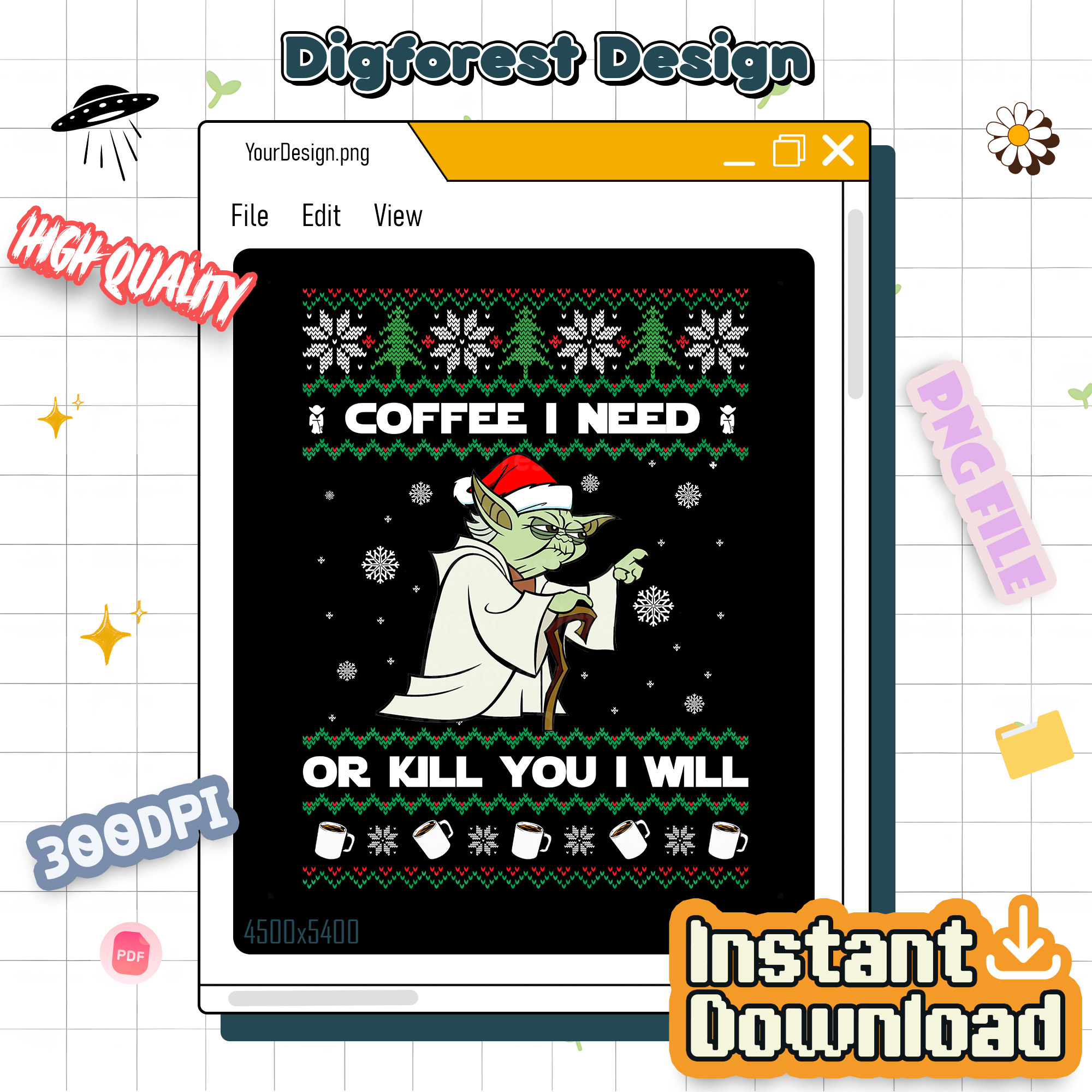 Baby Yoda Ugly Christmas Sweatshirt - Grogu Christmas Shirt, Star Wars Baby Yoda Coffee Shirt, Funny Holiday Grogu 2025 Baby Yoda Ugly Christmas Sweatshirt - Grogu Christmas Shirt, Star Wars Baby Yoda Coffee Shirt, Funny Holiday Grogu 2025