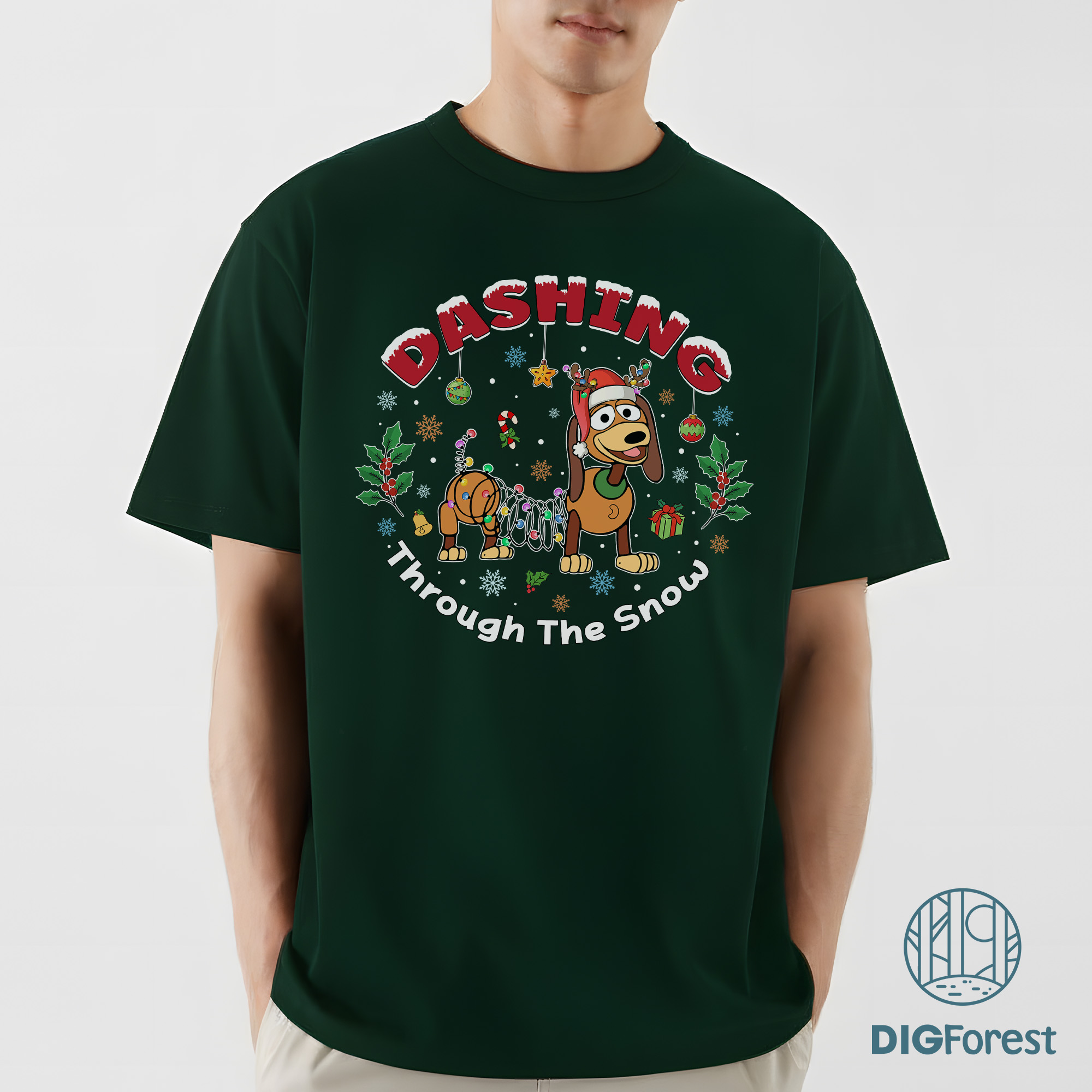 Disney Dashing Through The Snow Christmas Sweatshirt - Slinky Dog Toy Story Xmas Tee, Holiday Gift Shirt Disney Dashing Through The Snow Christmas Sweatshirt - Slinky Dog Toy Story Xmas Tee, Holiday Gift Shirt