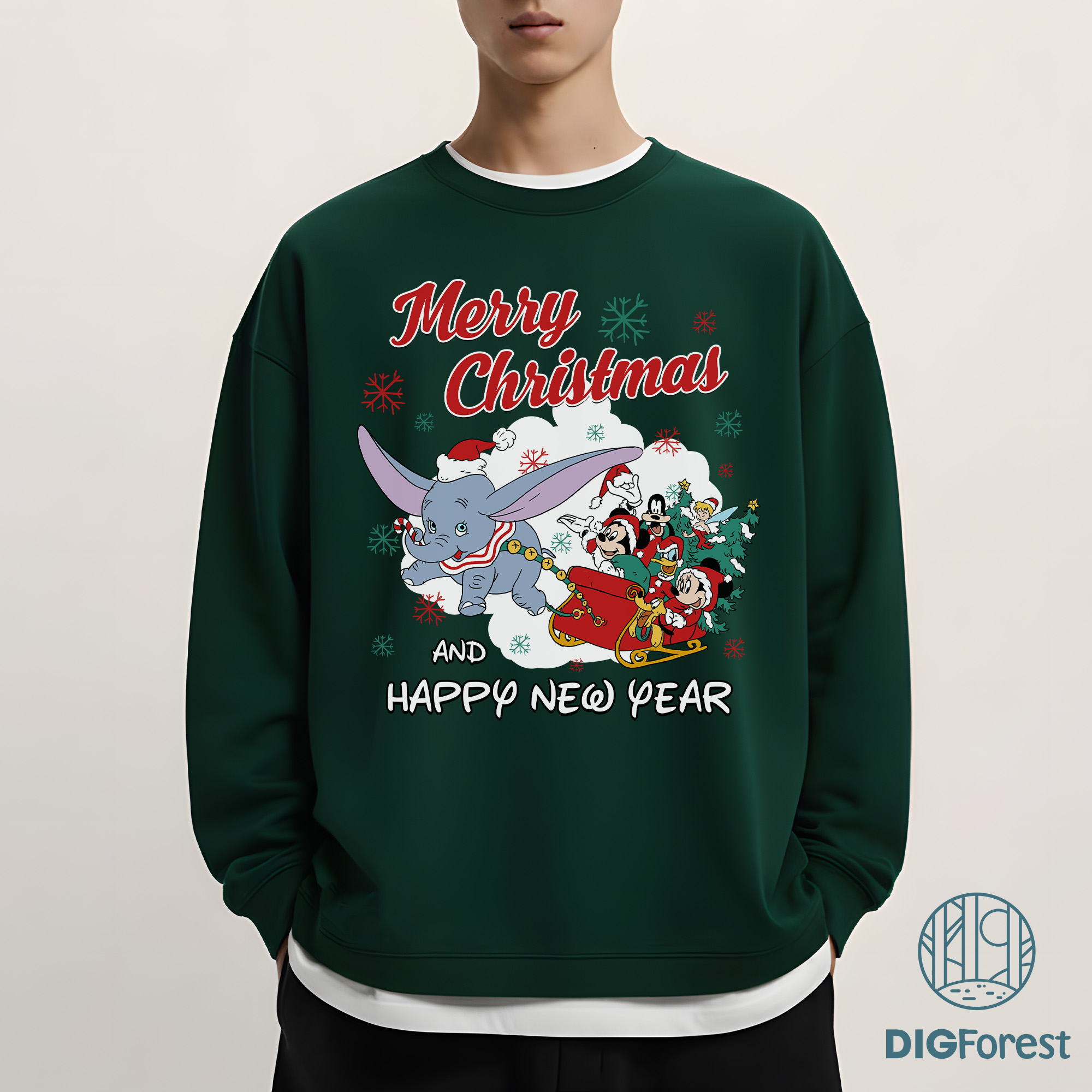 Disney Merry Christmas and Happy New Year Shirt - Mickey and Friends Holiday Tee, Family Christmas 2025 Trip Disney Merry Christmas and Happy New Year Shirt - Mickey and Friends Holiday Tee, Family Christmas 2025 Trip