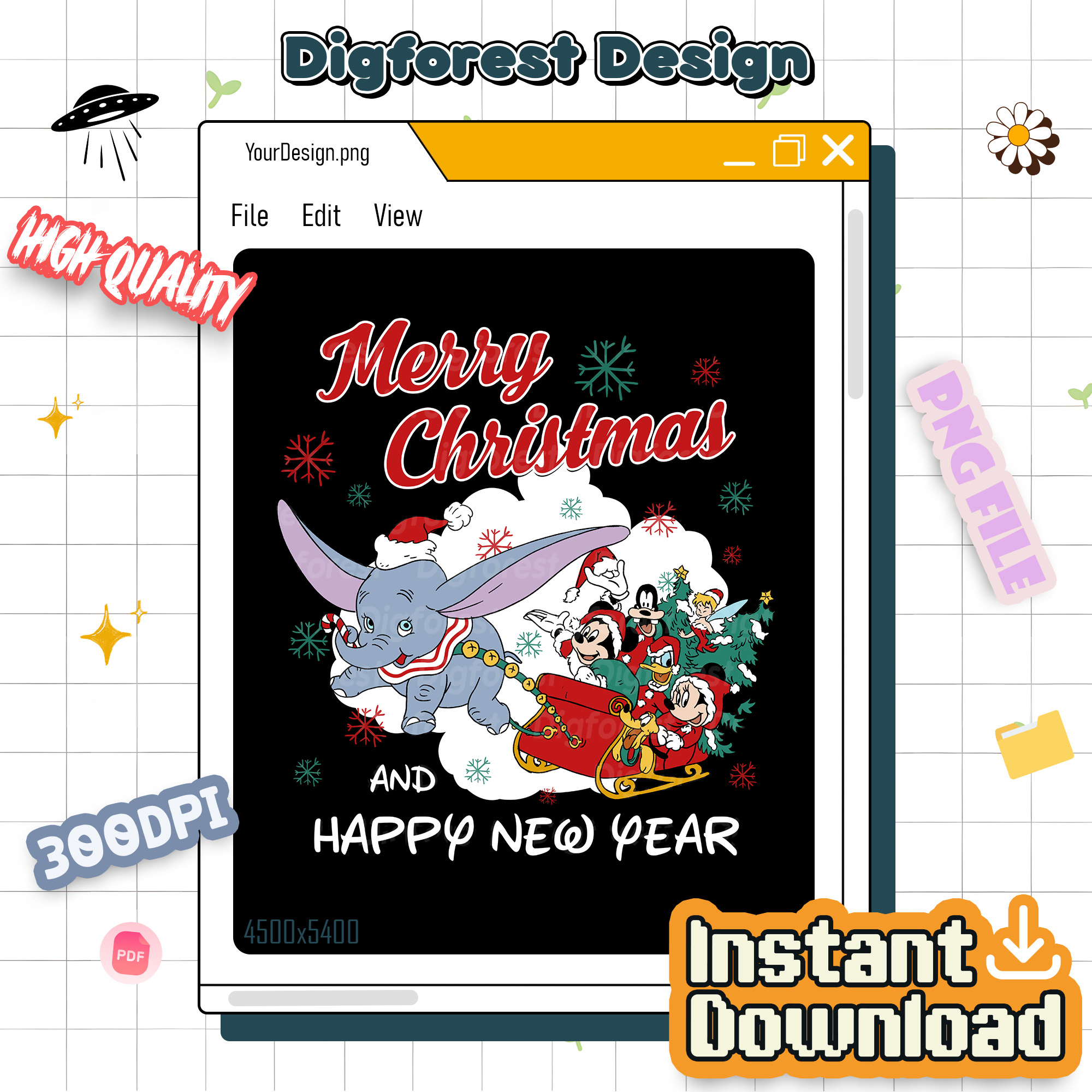 Disney Merry Christmas and Happy New Year Shirt - Mickey and Friends Holiday Tee, Family Christmas 2025 Trip Disney Merry Christmas and Happy New Year Shirt - Mickey and Friends Holiday Tee, Family Christmas 2025 Trip