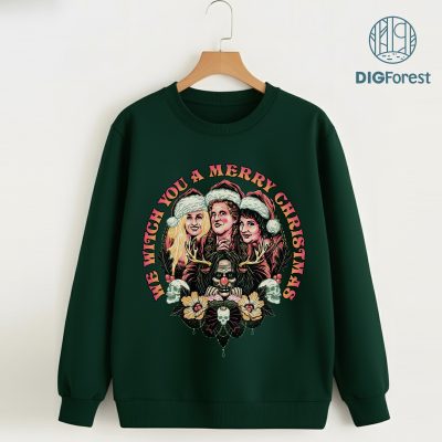 The Sanderson Sisters Christmas Shirt - Hocus Pocus Movie Sweatshirt, Sanderson Witch Christmas Shirt