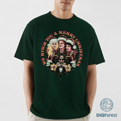 The Sanderson Sisters Christmas Shirt - Hocus Pocus Movie Sweatshirt, Sanderson Witch Christmas Shirt