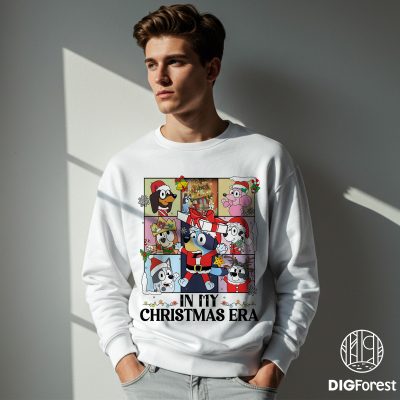 Bluey In My Christmas Era Shirt - Bluey The Eras Tour Sweatshirt, Midnights Bluey 2025 Shirt, Bluey Family Birthday Shirt Bluey In My Christmas Era Shirt - Bluey The Eras Tour Sweatshirt, Midnights Bluey 2025 Shirt, Bluey Family Birthday Shirt