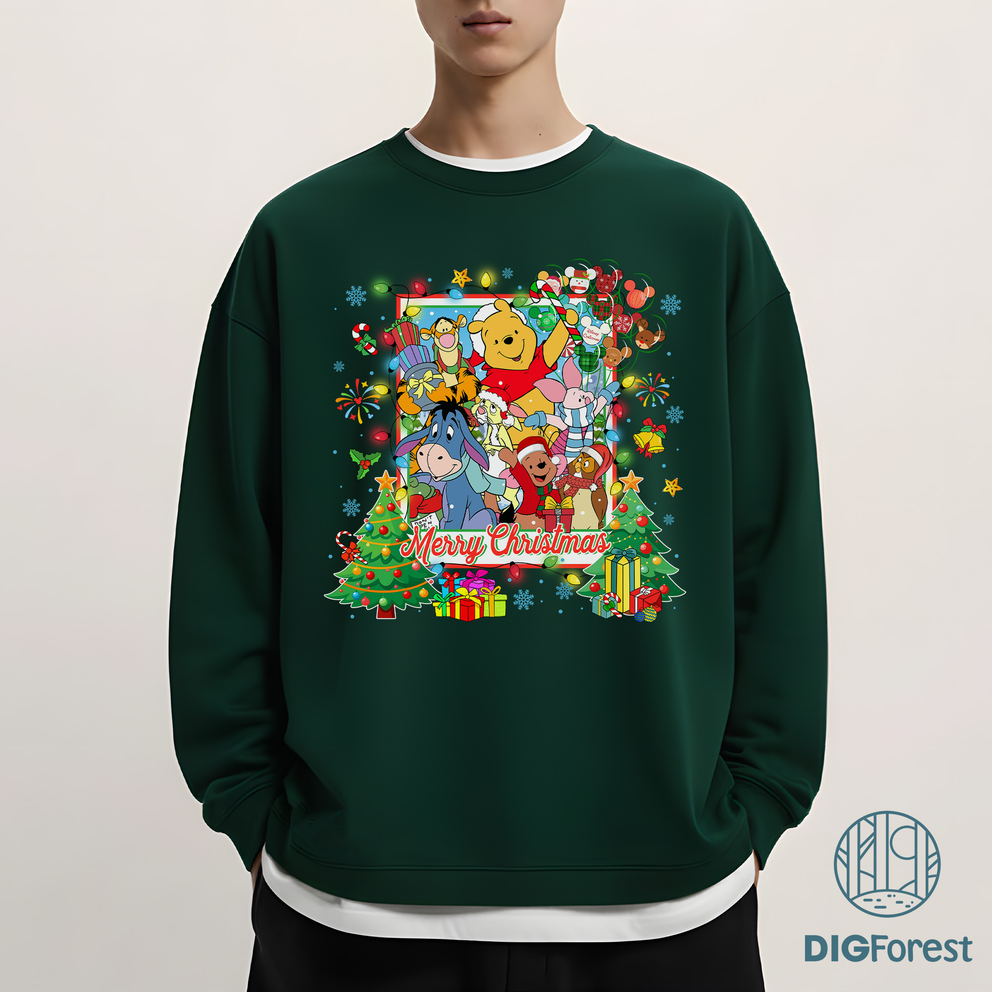 Disney Pooh and Friends Christmas Shirt - Winnie the Pooh Holiday Sweatshirt, Piglet and Eeyore Christmas Shirt Disney Pooh and Friends Christmas Shirt - Winnie the Pooh Holiday Sweatshirt, Piglet and Eeyore Christmas Shirt