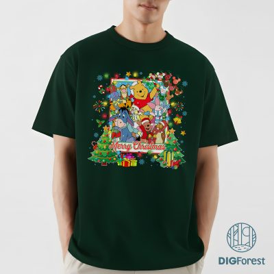 Disney Pooh and Friends Christmas Shirt - Winnie the Pooh Holiday Sweatshirt, Piglet and Eeyore Christmas Shirt Disney Pooh and Friends Christmas Shirt - Winnie the Pooh Holiday Sweatshirt, Piglet and Eeyore Christmas Shirt