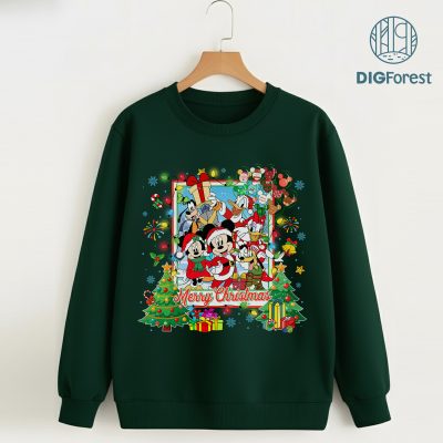 Disney Mickey & Friends Christmas Shirt - Holiday Sweatshirt, Disneyland Christmas Party Shirt, Family Xmas Shirt Disney Mickey & Friends Christmas Shirt - Holiday Sweatshirt, Disneyland Christmas Party Shirt, Family Xmas Shirt