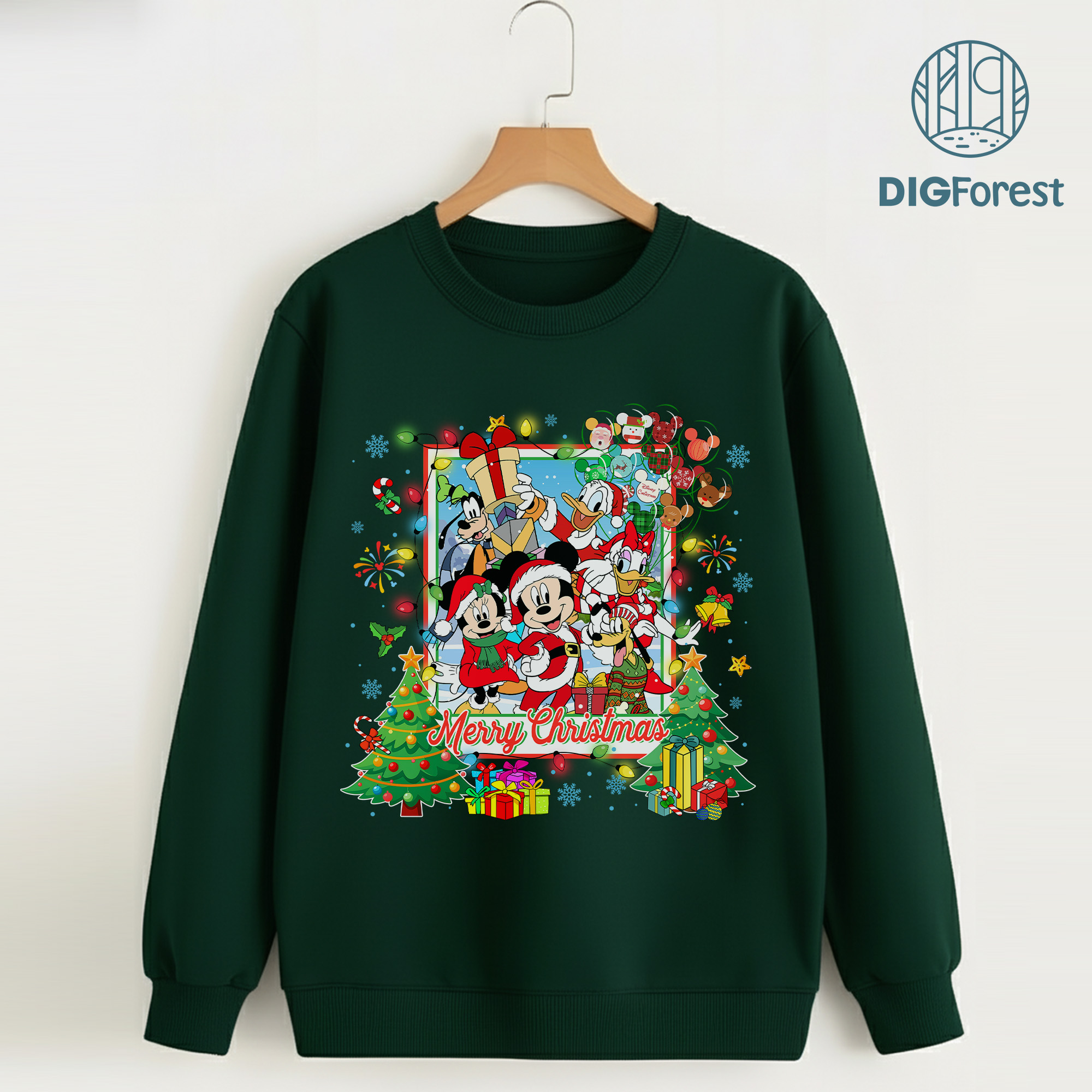 Disney Mickey & Friends Christmas Shirt - Holiday Sweatshirt, Disneyland Christmas Party Shirt, Family Xmas Shirt Disney Mickey & Friends Christmas Shirt - Holiday Sweatshirt, Disneyland Christmas Party Shirt, Family Xmas Shirt