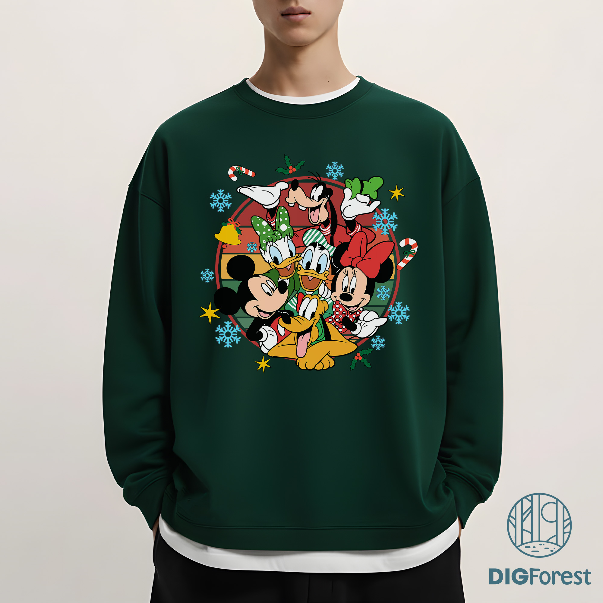 Vintage Disney Mickey & Friends Christmas Shirt - Retro Disneyland Xmas Sweatshirt, Disneyland Castle Family Trip Shirt Vintage Disney Mickey & Friends Christmas Shirt - Retro Disneyland Xmas Sweatshirt, Disneyland Castle Family Trip Shirt