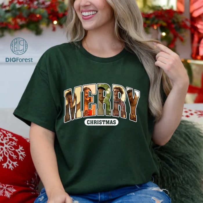 Merry Christmas Outer Banks Shirt | OBX Christmas Tee | Outer Banks Characters Xmas Shirt | Holiday Gift for OBX Fans