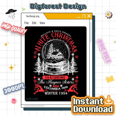 White Christmas Movie Shirt - Wallace and Davis Sweatshirt, Haynes Sisters Christmas Shirt, Holiday Xmas Movie Gift