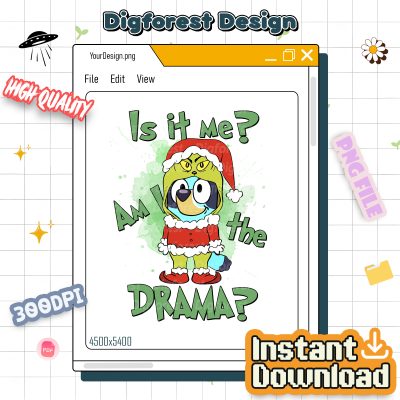 Christmas Bluey Is It Me, Am I The Drama Shirt - Bluey Holiday Sweatshirt, Bluey Christmas Trip Shirt, Kids Gift Shirt Christmas Bluey Is It Me, Am I The Drama Shirt - Bluey Holiday Sweatshirt, Bluey Christmas Trip Shirt, Kids Gift Shirt