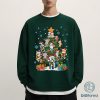 Cute Blue Dog Christmas Shirt - Bluey Christmas Tree Sweatshirt, Santa Claus Holiday Shirt, Festive Design