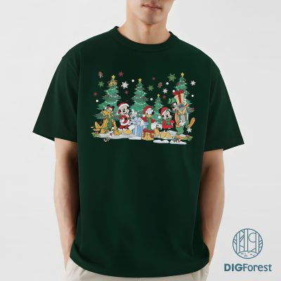 Vintage Mickey and Friends Christmas Tree Shirt - Disney Holiday Sweatshirt, Mickey’s Very Merry Xmas Gift Shirt Vintage Mickey and Friends Christmas Tree Shirt - Disney Holiday Sweatshirt, Mickey’s Very Merry Xmas Gift Shirt