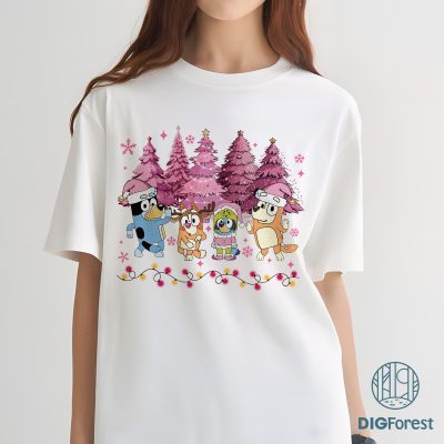 Christmas Bluey Family Shirt - Bluey Party Sweatshirt, Bluey Christmas Trip Shirt, Matching Family Holiday Shirt Christmas Bluey Family Shirt - Bluey Party Sweatshirt, Bluey Christmas Trip Shirt, Matching Family Holiday Shirt