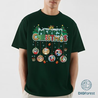 Bluey Family Christmas Ball Shirt - Bluey and Bingo Holiday Sweatshirt, Matching Family Christmas Shirt Bluey Family Christmas Ball Shirt - Bluey and Bingo Holiday Sweatshirt, Matching Family Christmas Shirt