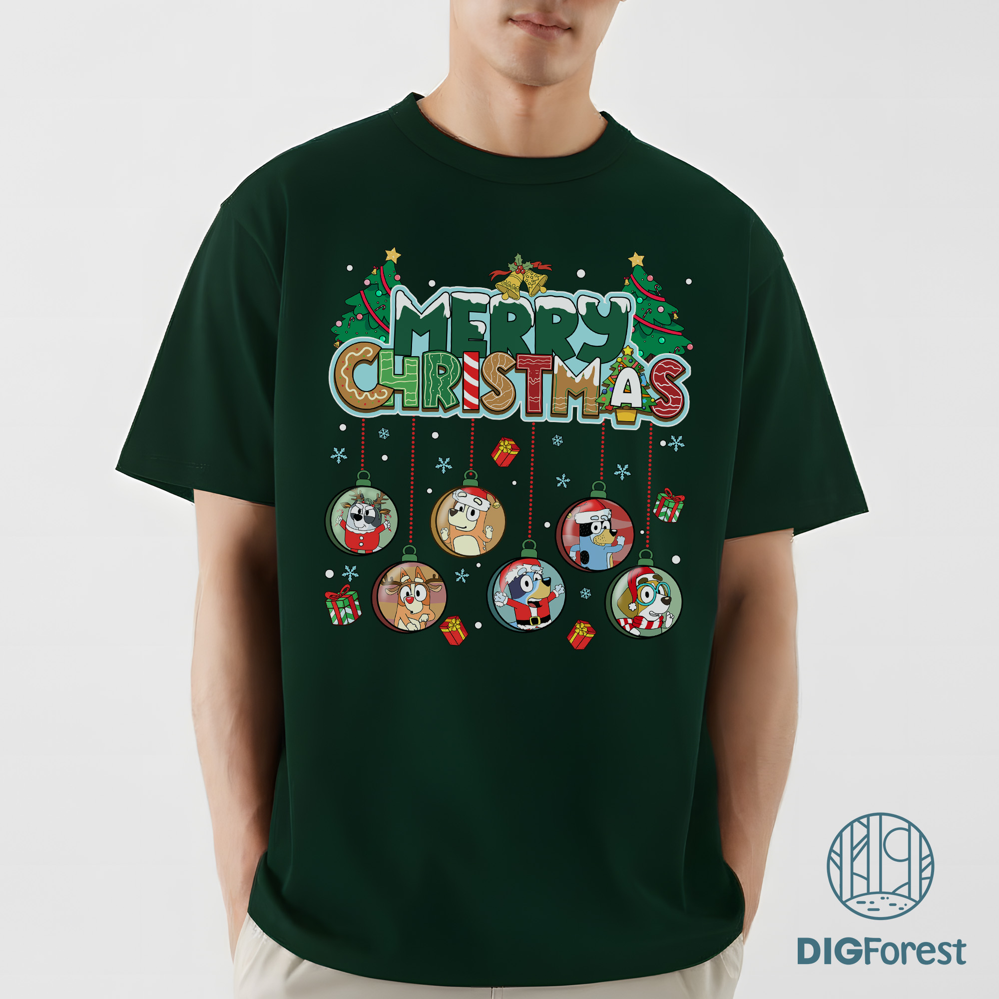 Bluey Family Christmas Ball Shirt - Bluey and Bingo Holiday Sweatshirt, Matching Family Christmas Shirt Bluey Family Christmas Ball Shirt - Bluey and Bingo Holiday Sweatshirt, Matching Family Christmas Shirt