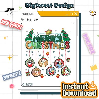 Bluey Family Christmas Ball Shirt - Bluey and Bingo Holiday Sweatshirt, Matching Family Christmas Shirt Bluey Family Christmas Ball Shirt - Bluey and Bingo Holiday Sweatshirt, Matching Family Christmas Shirt