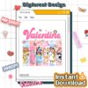 Bluey & Bingo Valentine PNG – Be Mine Love Design, Cute Family Art, Kids Heart Style Digital Download Bluey & Bingo Valentine PNG – Be Mine Love Design, Cute Family Art, Kids Heart Style Digital Download