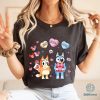 Bluey Valentine Shirt | Bluey Love Day Tee | Bluey and Bingo Valentine's Day Shirt | Kids Valentine's Outfit | Bluey Family Matching Valentine Shirt
