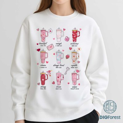 Retro Obsessive Cup Disorder PNG – Funny Coffee Lover Valentine Design, Vintage Humor Art, Caffeine Gift Digital Download