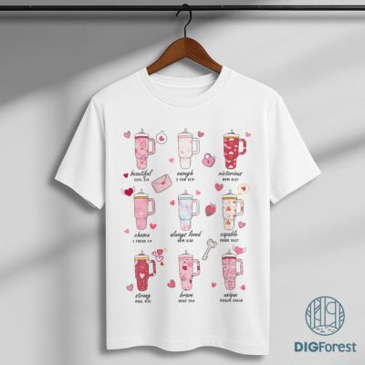 Retro Obsessive Cup Disorder PNG – Funny Coffee Lover Valentine Design, Vintage Humor Art, Caffeine Gift Digital Download