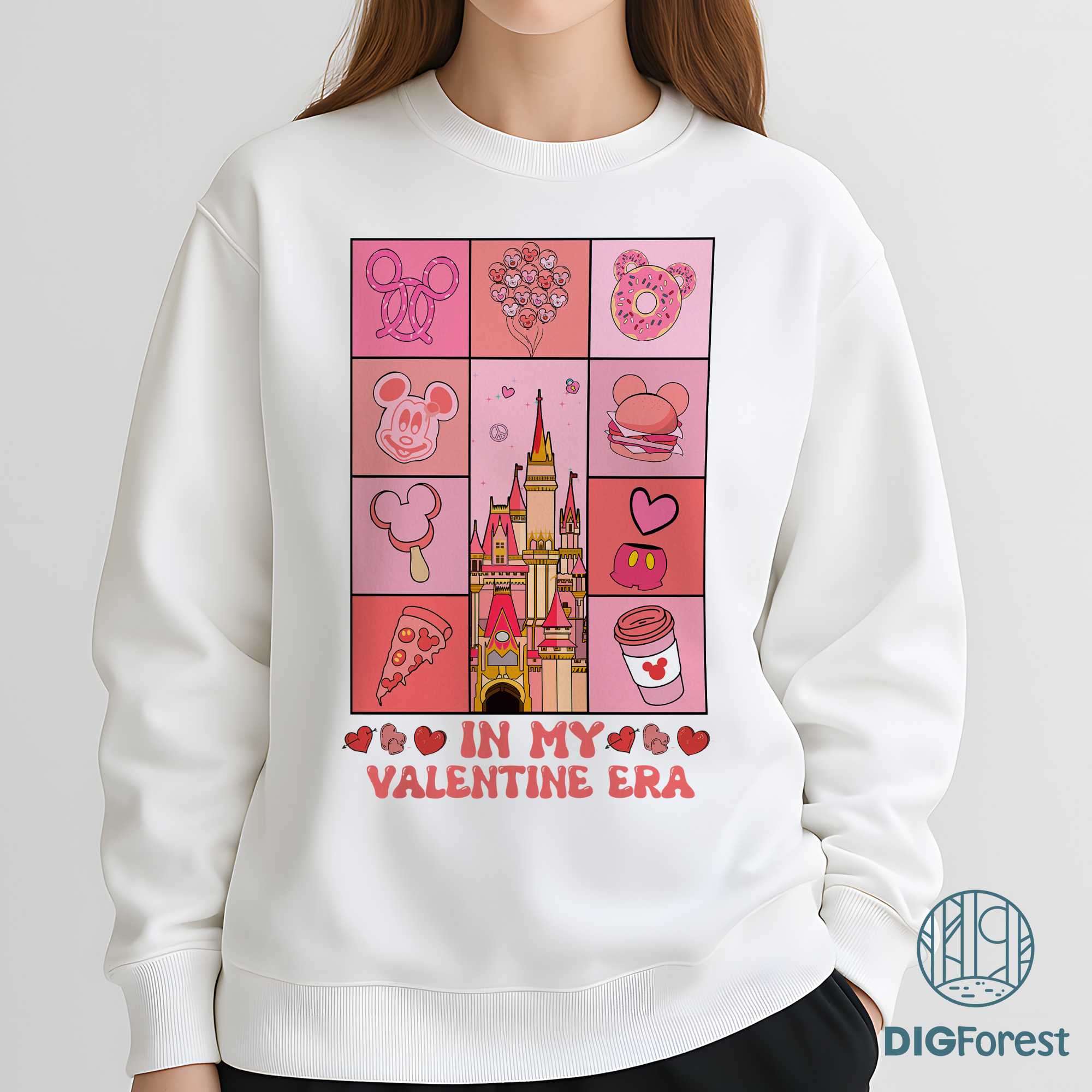 Vintage Disney In My Valentine Era PNG – Romantic Love Theme Art, Couple Matching Design, Valentine Digital Download Vintage Disney In My Valentine Era PNG – Romantic Love Theme Art, Couple Matching Design, Valentine Digital Download