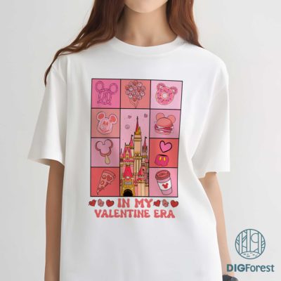 Vintage Disney In My Valentine Era PNG – Romantic Love Theme Art, Couple Matching Design, Valentine Digital Download Vintage Disney In My Valentine Era PNG – Romantic Love Theme Art, Couple Matching Design, Valentine Digital Download