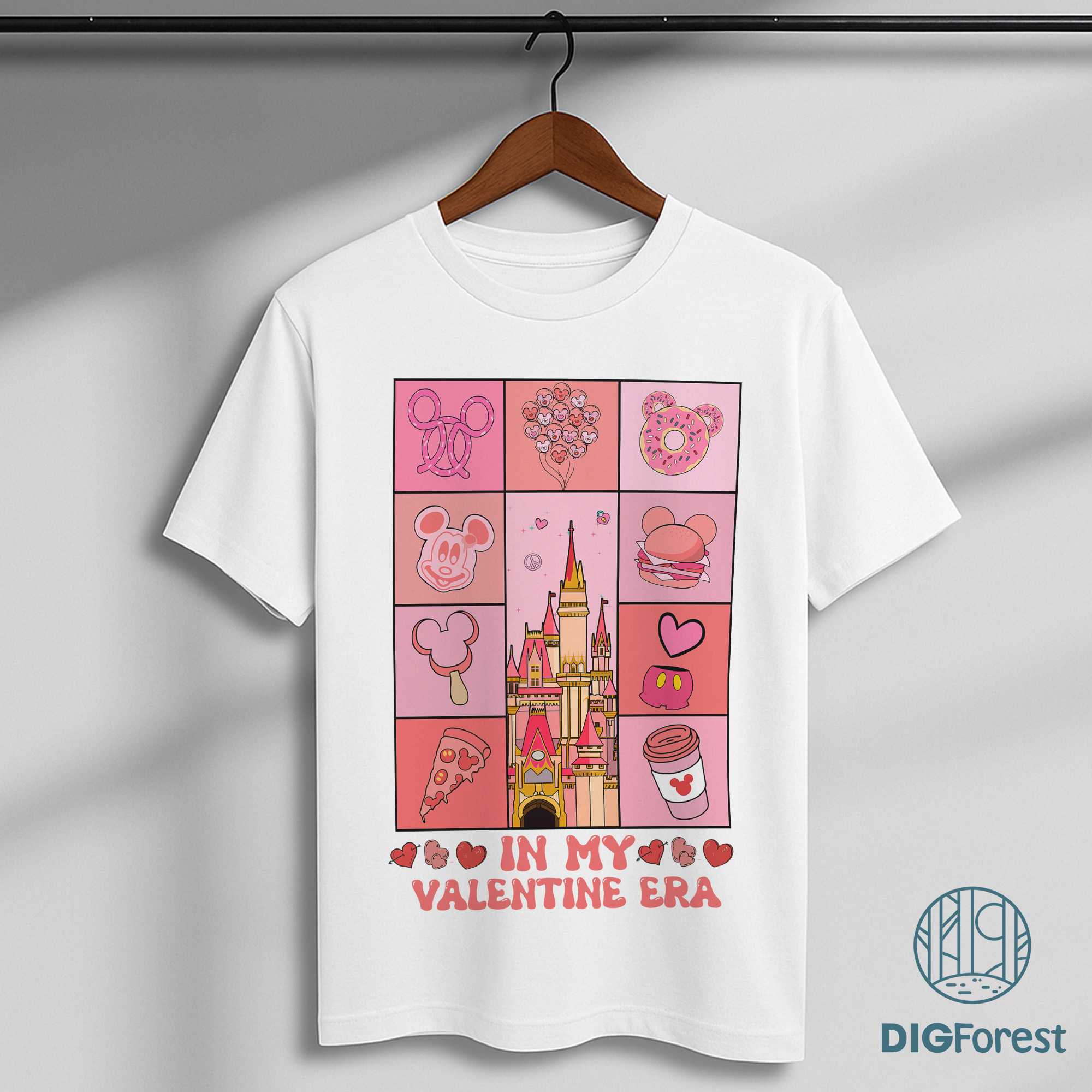 Vintage Disney In My Valentine Era PNG – Romantic Love Theme Art, Couple Matching Design, Valentine Digital Download Vintage Disney In My Valentine Era PNG – Romantic Love Theme Art, Couple Matching Design, Valentine Digital Download