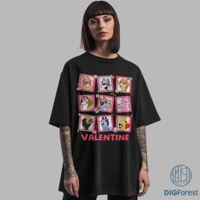 Happy Valentine Bluey PNG – Bluey & Bingo Love Design, Cute Cartoon Heart Art, Kids Digital Download Happy Valentine Bluey PNG – Bluey & Bingo Love Design, Cute Cartoon Heart Art, Kids Digital Download