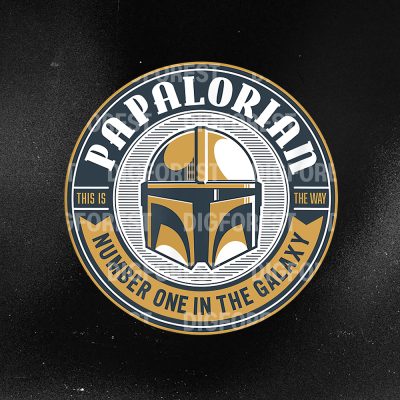 Star Wars Papalorian Shirt | The Mandalorian Number One Dad T-Shirt, Funny Father's Day Gift, Best Dad in The Galaxy Tee