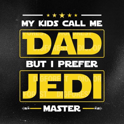 Dad Jedi Master Shirt – Star Wars Dad Shirt, Funny Jedi Dad Tee, Father’s Day Gift for Him, My Kids Call Me Dad Shirt