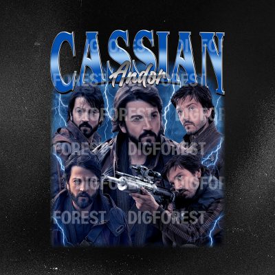 Vintage Cassian Andor 90s Vintage Style Shirt, Cassian Andor Png, Cassian Andor Diego Luna 90s, Starwars Bootleg Shirt, Digital Download