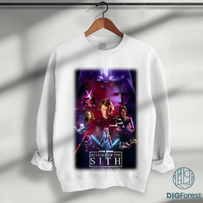 Vintage Revenge Of The Sith 20th Shirt, Anakin Skywalker Shirt, Darth Vader Png, Jedi T-Shirt, StarWars Episode III Revenge of The Sith Png