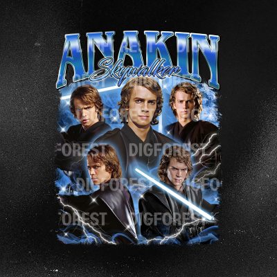 Anakin Skywalker Bootleg Shirt, Anakin Skywalker Vintage 90' Shirt, Anakin Skywalker Tee, Starwars Shirt, Graphic Tees For Women Trendy