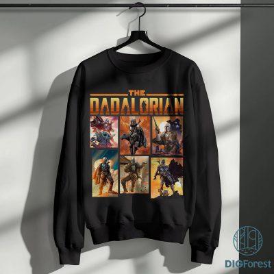 Dadalorian Shirt – Star Wars Father's Day Shirt, Dad and Baby Matching Tee, New Dad Gift, Mandalorian Dad Shirt, Daddy and Son Shirt