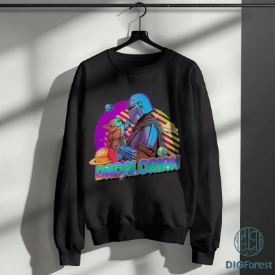 StarWars Dadalorian Neon Mineral Washed Shirt – Funny Retro Mandalorian Tee, Father's Day Gift StarWars Dadalorian Neon Mineral Washed Shirt – Funny Retro Mandalorian Tee, Father's Day Gift