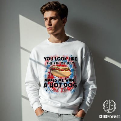 You Look Like The 4th of July Shirt - Funny Hot Dog Independence Day Tee | USA Patriotic 4th of July Shirt You Look Like The 4th of July Shirt - Funny Hot Dog Independence Day Tee | USA Patriotic 4th of July Shirt